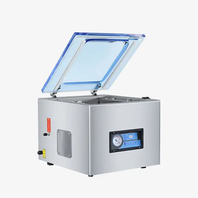 Настольный вакуумный упаковщик HVC-410T/2A-G (нерж., газ) Hualian - Купить с доставкой по всей России - 11
