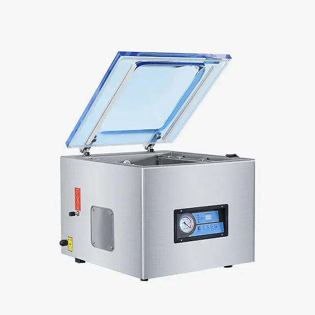 Настольный вакуумный упаковщик HVC-410T/2A-G (нерж., газ) Hualian - Купить с доставкой по всей России - 3