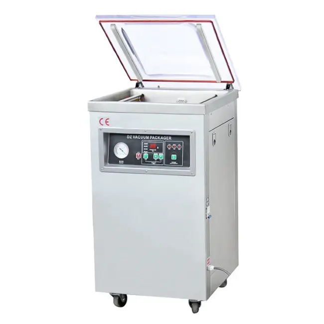 Напольный вакуумный упаковщик DZQ-500/2F (нерж.) Hualian - Купить с доставкой по всей России