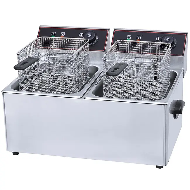 Фритюрница HEF-6L-2 (2 емкости) Hualian - Купить с доставкой по всей России - 2