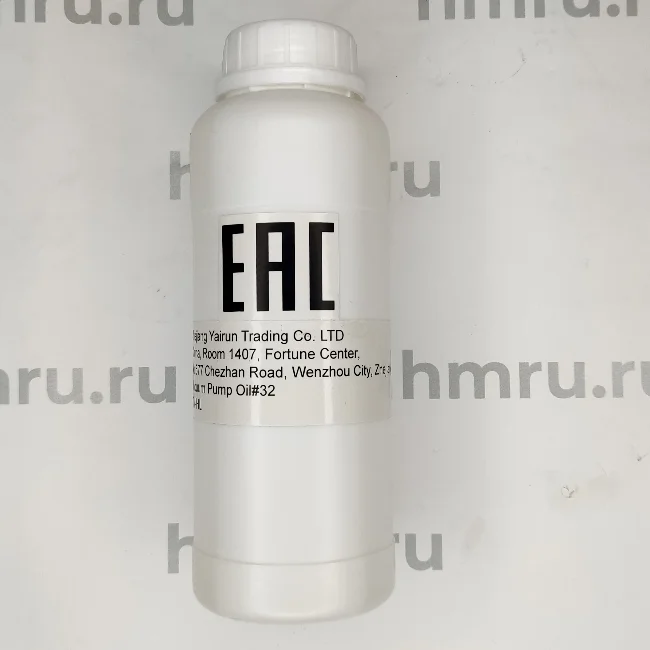 Масло для вакуумных насосов DZ, XDZ, HL (минеральное, VG-32) бутылка 1 л Hualian - Купить с доставкой по всей России