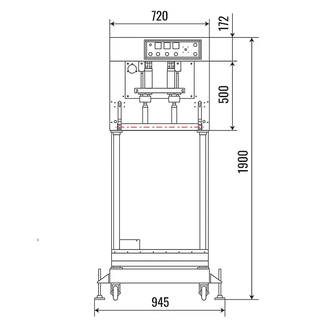 Вакуумный упаковщик DZQ-1000L Hualian - Купить с доставкой по всей России - 6