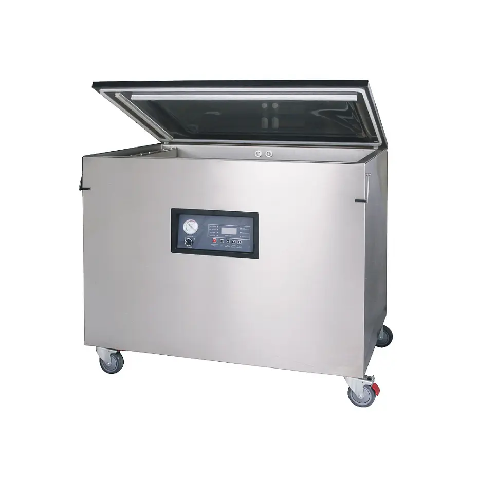 Напольный вакуумный упаковщик DZ-1000/2L (нерж.) Hualian - Купить с доставкой по всей России