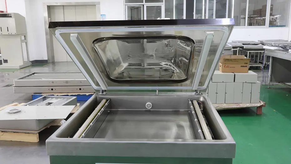 Напольный вакуумный упаковщик DZQ-500/2E (нерж., газ) Hualian - Купить с доставкой по всей России - 11