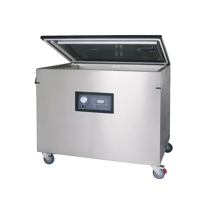 Напольный вакуумный упаковщик DZQ-1000/2L (нерж., газ) Hualian - Купить с доставкой по всей России