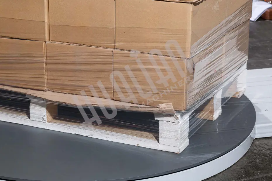 Паллетоупаковщик HL-1650E Economical с механическим натяжением Hualian - Купить с доставкой по всей России - 8