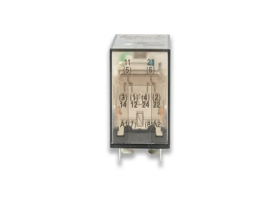 Реле промежуточное REP-203.DL (2 пер 220 В 10 А, 24 VDC) Hualian - Купить с доставкой по всей России - 4