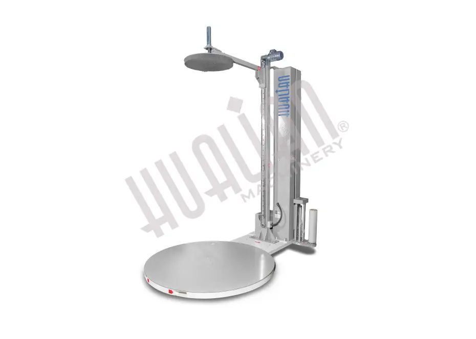 Паллетоупаковщик HL-1500EP Economical с механическим натяжением с прижимом Hualian - Купить с доставкой по всей России