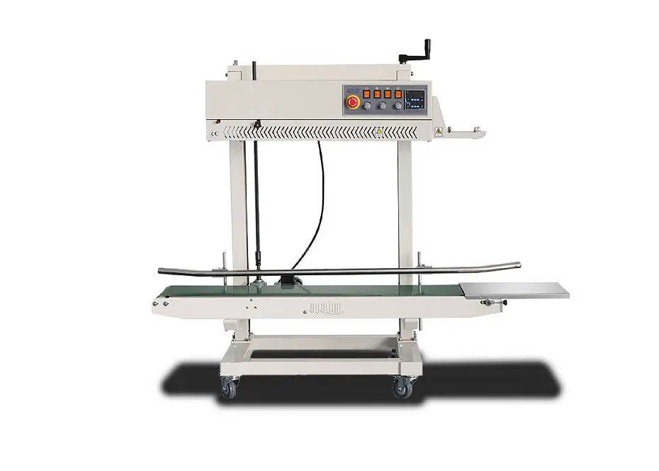 Роликовый конвейерный запайщик FRCM-1120L (крашеный корпус, с датером) Hualian - Купить с доставкой по всей России - 2