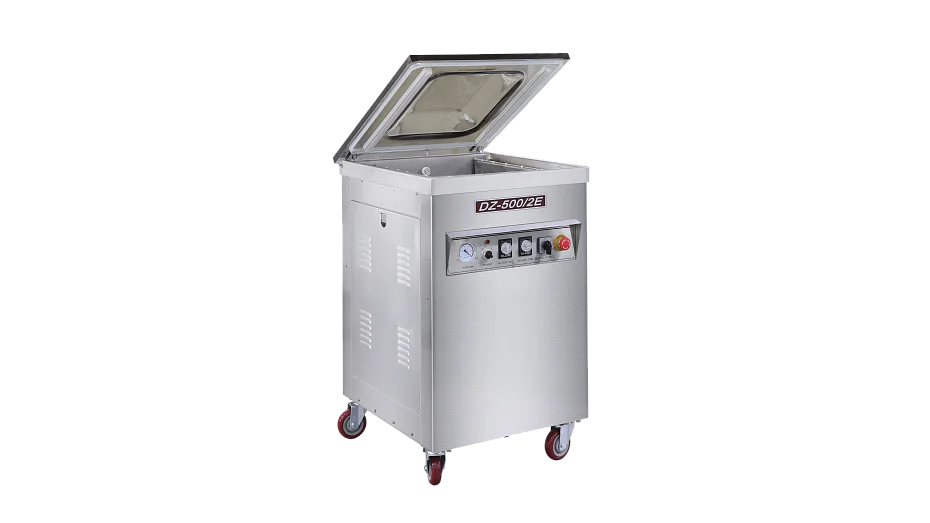 Напольный вакуумный упаковщик DZQ-500/2E (нерж., газ) Hualian - Купить с доставкой по всей России - 2
