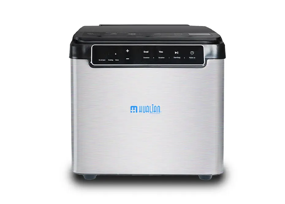 Настольная вакуум-упаковочная машина HVC-310T/1E (нерж.) Hualian - Купить с доставкой по всей России - 2