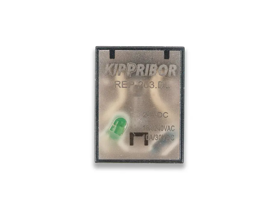 Реле промежуточное REP-203.DL (2 пер 220 В 10 А, 24 VDC) Hualian - Купить с доставкой по всей России - 2