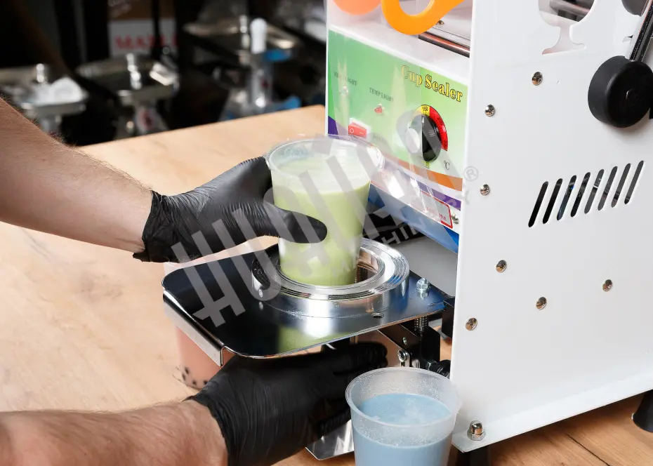 Ручной запайщик стаканов HL-D1 (Bubble tea) Hualian - Купить с доставкой по всей России - 4