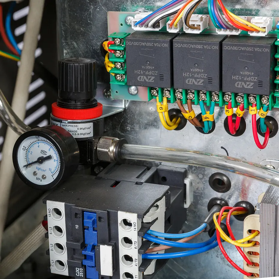 Напольная двухкамерная вакуум-упаковочная машина DZQ-500/2SB SS (нерж., газ) Hualian - Купить с доставкой по всей России - 15