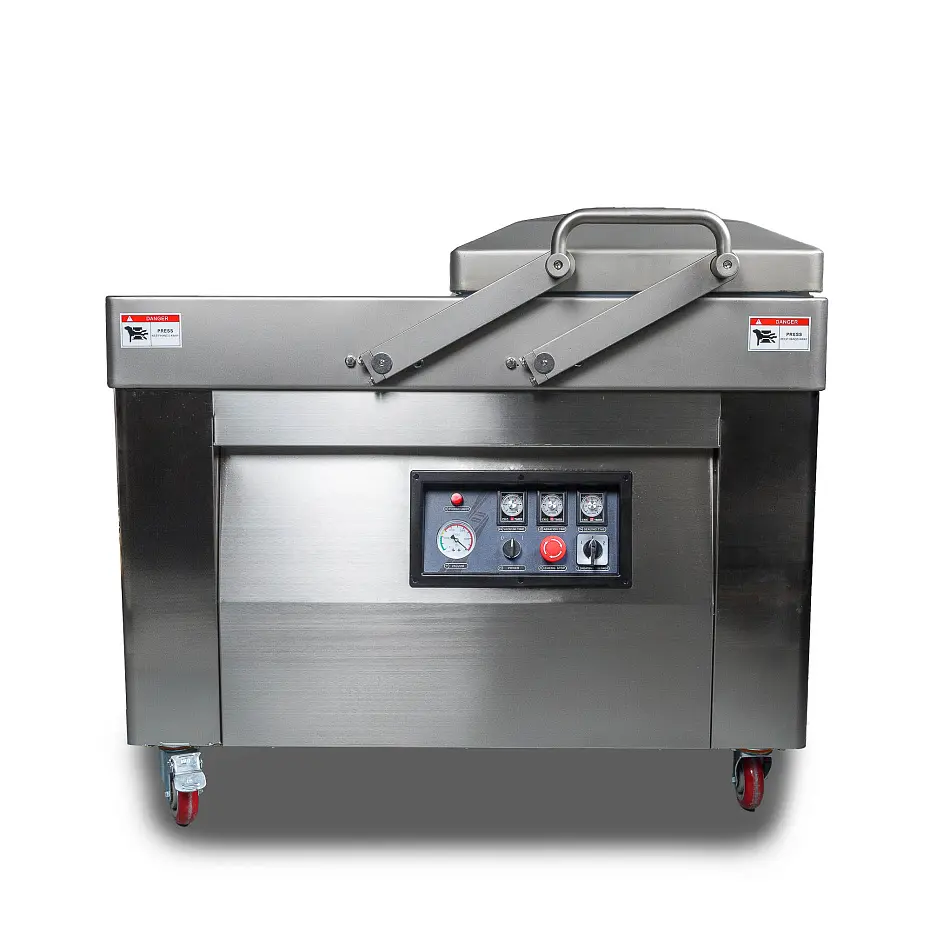Вакуумный упаковщик HVC-410S/2A-G (DZQ-410/2SA) (нерж., газ) Hualian - Купить с доставкой по всей России