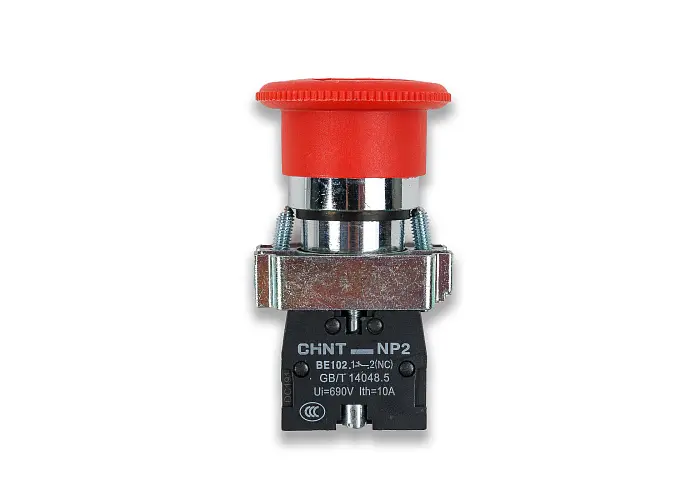 Кнопка аварийной остановки NP2-BS542 (DZQ-600L/S/DZF-5050/HVT-450R) Hualian - Купить с доставкой по всей России
