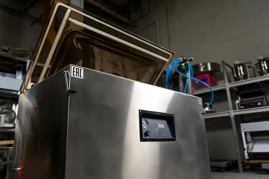 Напольный вакуумный упаковщик DZQ-1100/2L (нерж., газ) Hualian - Купить с доставкой по всей России - 6
