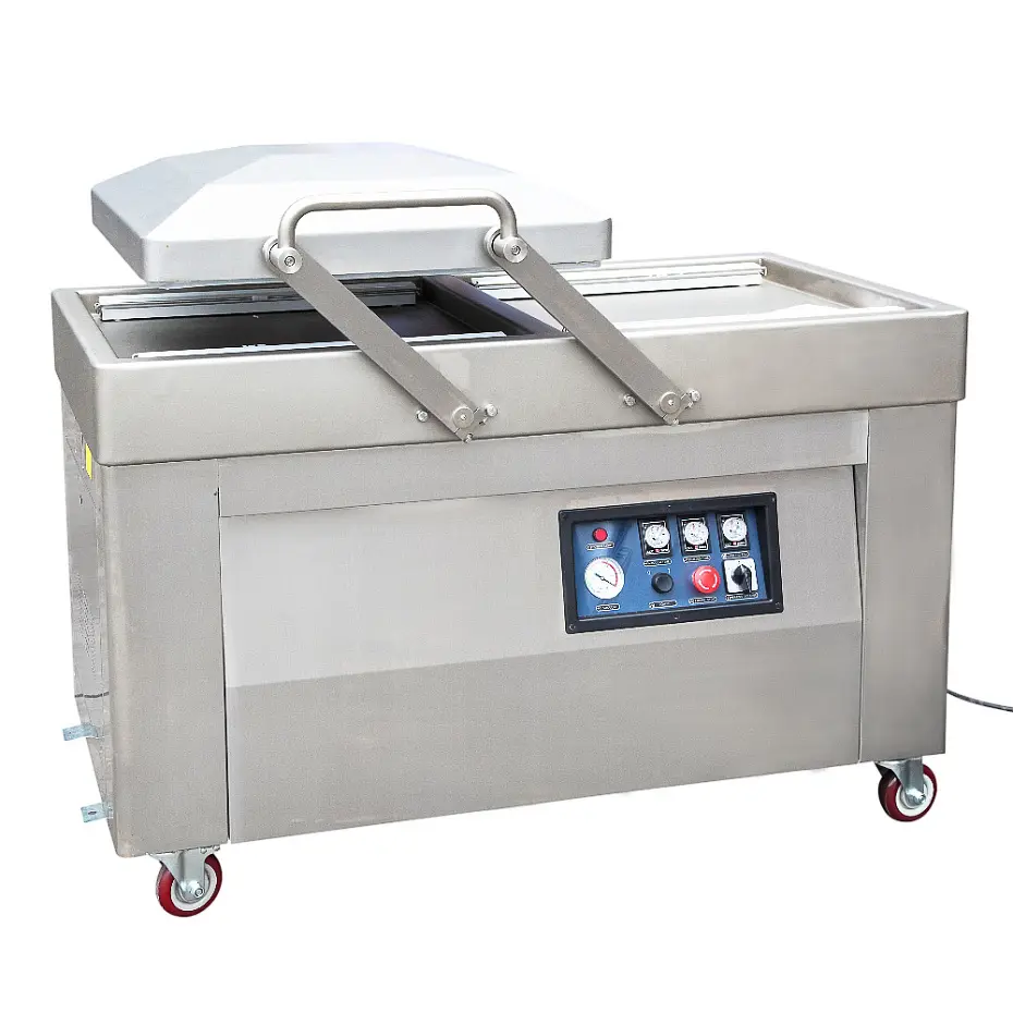Вакуумный упаковщик HVC-510S/2A (DZ-510/2SA) (нерж.) Hualian - Купить с доставкой по всей России