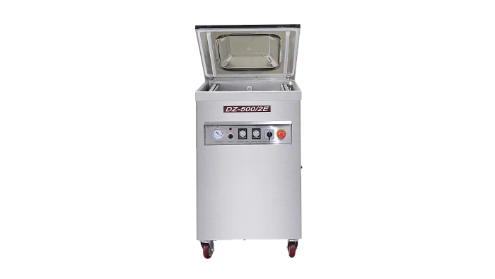 Напольный вакуумный упаковщик DZ-500/2E (нерж.) Hualian - Купить с доставкой по всей России