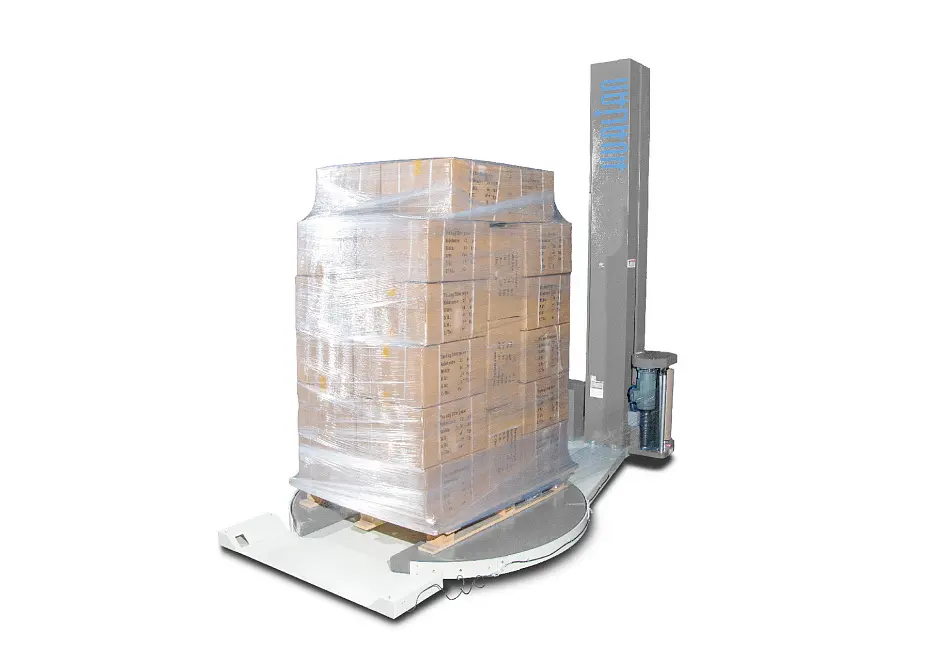 Паллетоупаковщик HL-1650F Эко с E-платформой (с моторизированной кареткой с престрейчем) Hualian - Купить с доставкой по всей России - 2