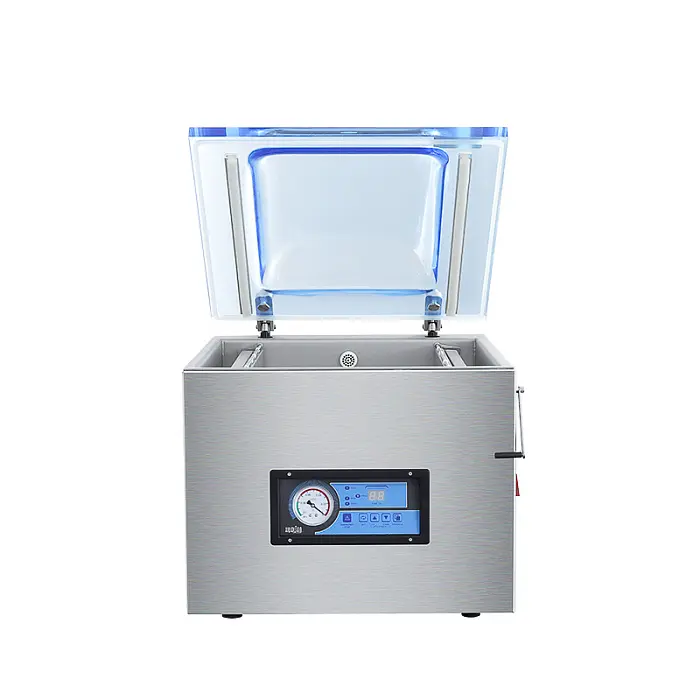 Настольный вакуумный упаковщик HVC-410T/2A (нерж.) Hualian - Купить с доставкой по всей России