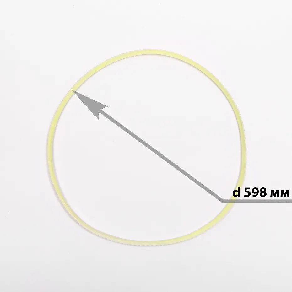 Ремень зубчатый (598*4,5*3,5 мм) для FRM/FRBM- 810/980, FR-1370AL/L Hualian - Купить с доставкой по всей России - 2