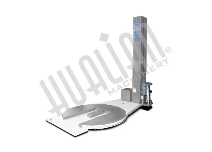 Паллетоупаковщик HL-1650F Economical с E-платформой с моторизированной кареткой с престрейчем Hualian - Купить с доставкой по всей России