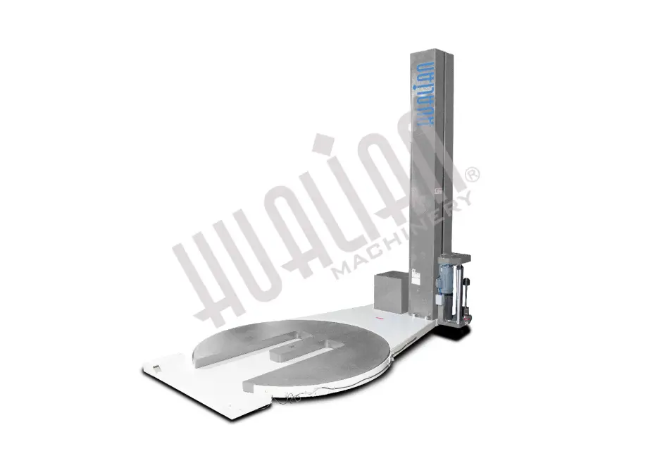Паллетоупаковщик HL-1650F Economical с E-платформой с моторизированной кареткой с престрейчем Hualian - Купить с доставкой по всей России