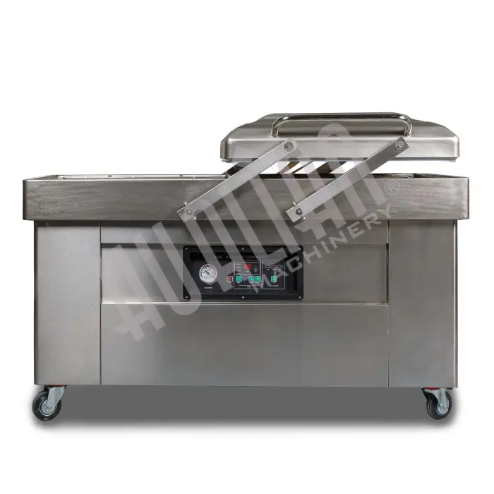 Напольная двухкамерная вакуум-упаковочная машина DZQ-600/2SB SS Hualian - Купить с доставкой по всей России