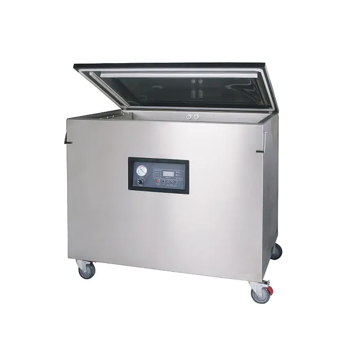 Напольный вакуумный упаковщик DZQ-900/2L (нерж., газ) Hualian - Купить с доставкой по всей России