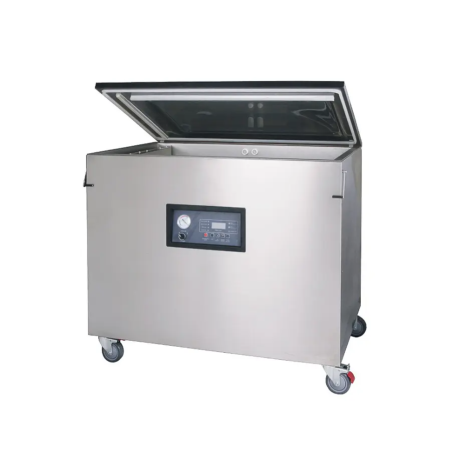 Напольный вакуумный упаковщик DZQ-900/2L (нерж., газ) Hualian - Купить с доставкой по всей России