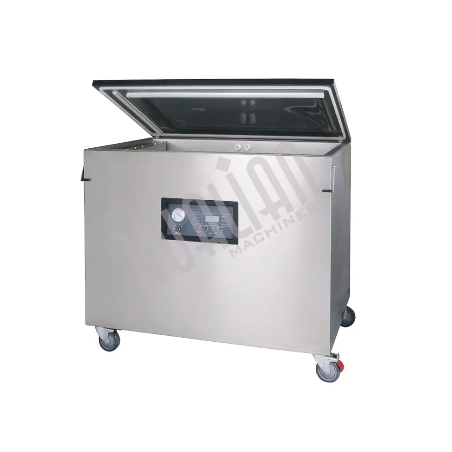 Напольный вакуумный упаковщик DZQ-900/2L (нерж., газ) Hualian - Купить с доставкой по всей России