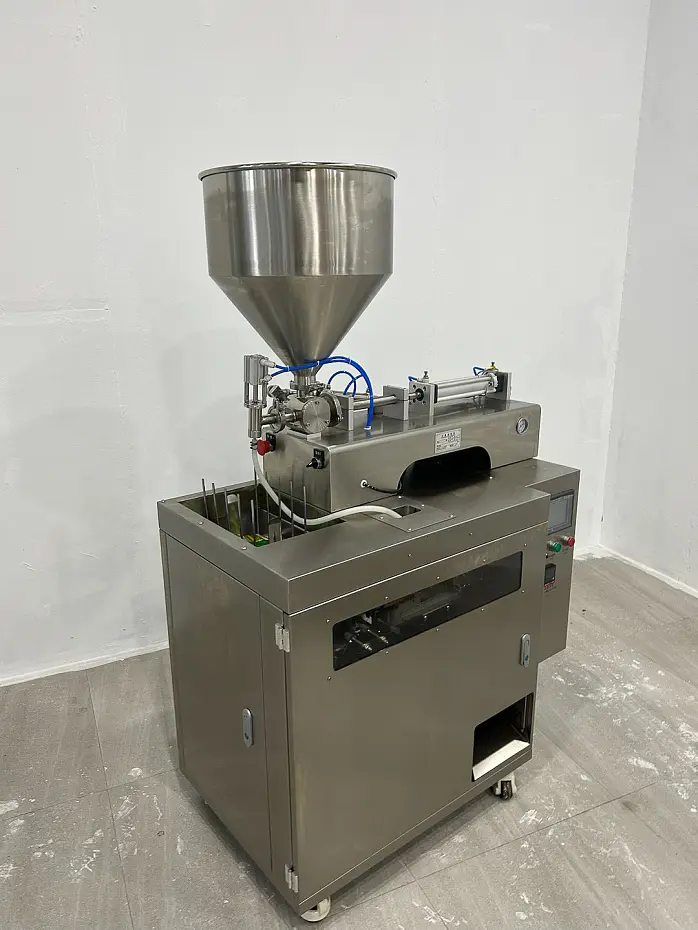 Упаковочная машина HLDX-9018G с поршневым дозатором Hualian - Купить с доставкой по всей России - 6
