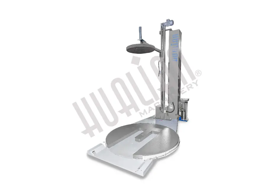 Паллетоупаковщик HL-1650FP Economical с E-платформой с моторизированной кареткой, с прижимом Hualian - Купить с доставкой по всей России