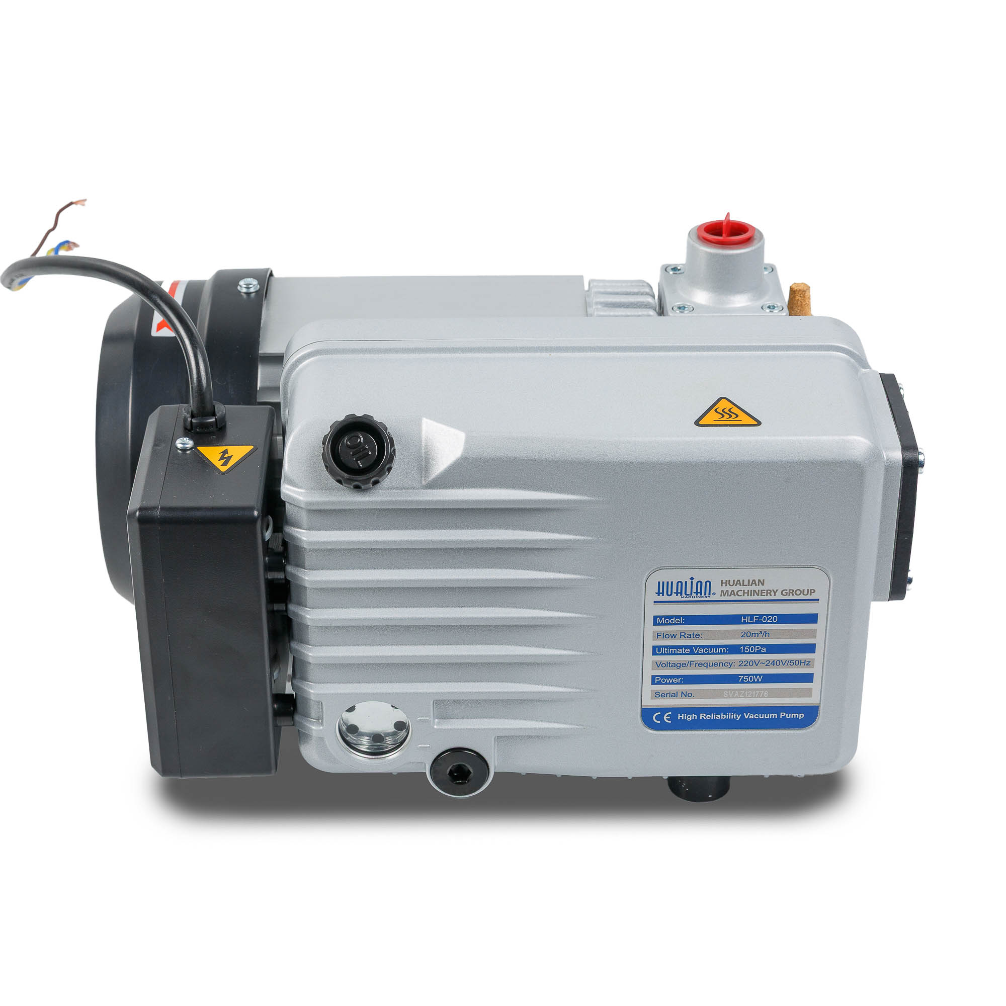 Вакуумный насос HLF-20 (HM), в сборе с двигателем, 20 м³/ч, 220 В для DZ, HVC, HVT, TB
