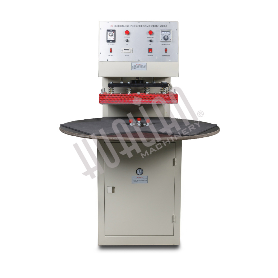 Блистер упаковочная машина (верхний нагрев) XBF-500S Hualian - Купить с доставкой по всей России - 3