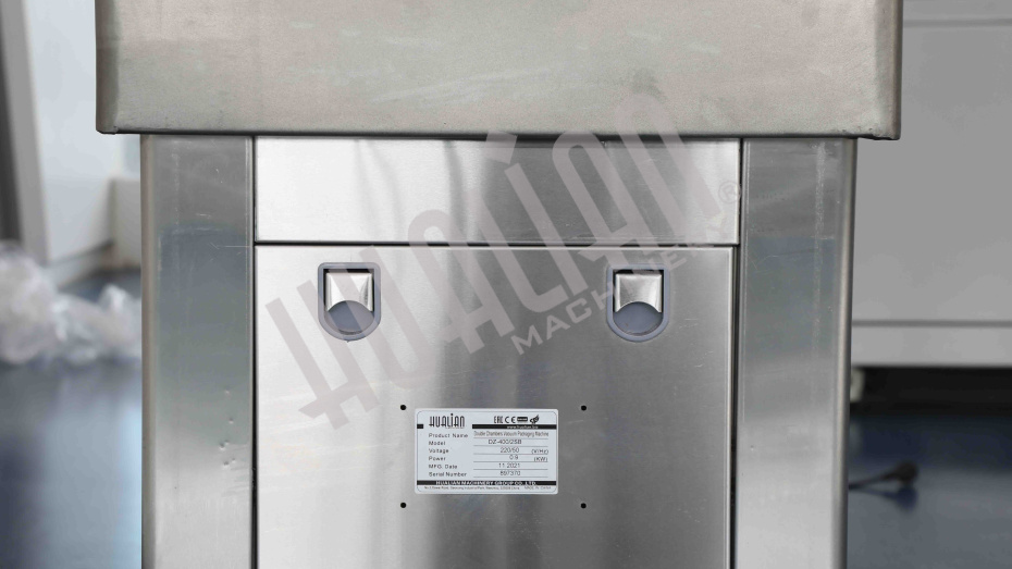 Напольная двухкамерная вакуум-упаковочная машина DZ-400/2SB SS (нерж.) Hualian - Купить с доставкой по всей России - 14