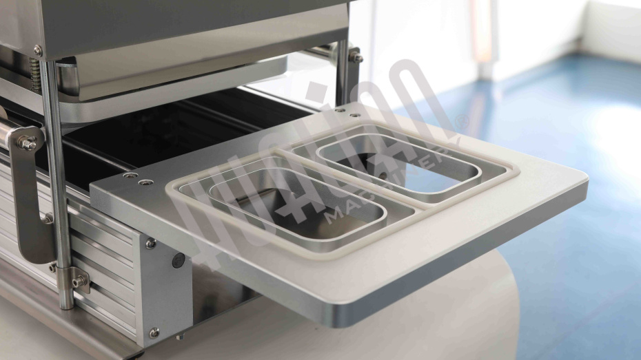 Автоматический запайщик лотков HL-95A (142*92, двойная матрица) Hualian - Купить с доставкой по всей России - 4