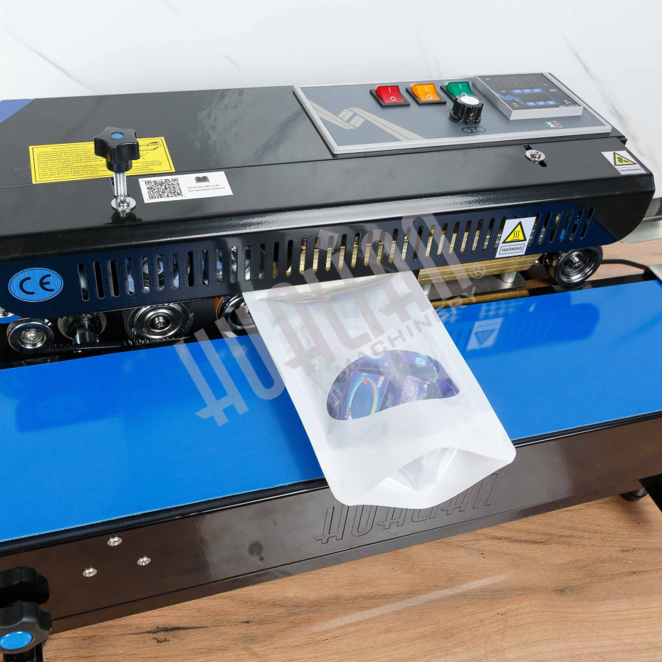 Роликовый (конвейерный) запайщик с правой подачей FRD-750E (горизонт.) Hualian - Купить с доставкой по всей России - 5