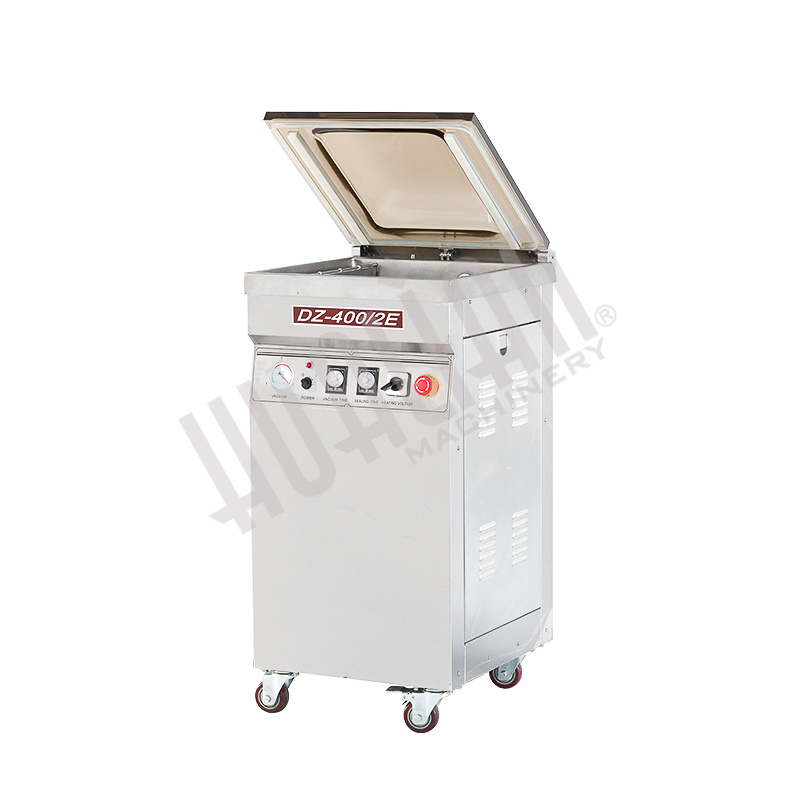 Напольный вакуумный упаковщик DZ-400/2E (нерж.) Hualian - Купить с доставкой по всей России