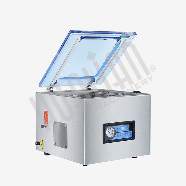 Настольный вакуумный упаковщик HVC-410T/2A-G (нерж., газ) Hualian - Купить с доставкой по всей России - 8