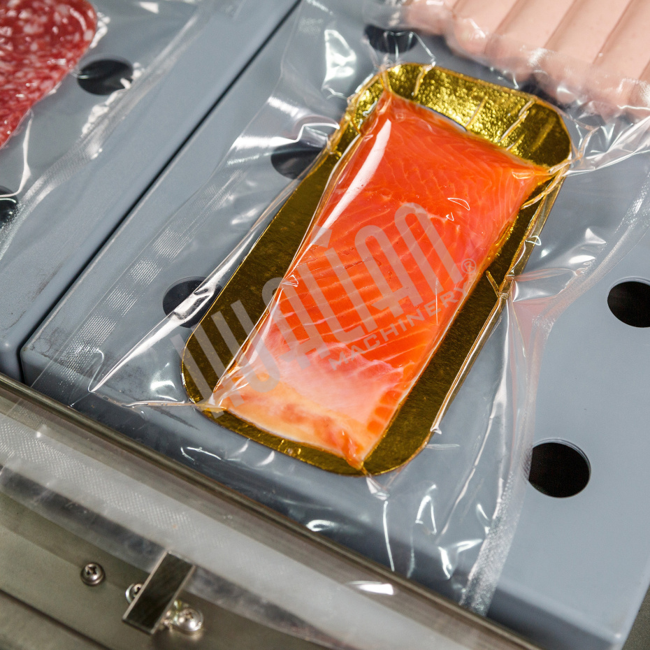 Напольная двухкамерная вакуум-упаковочная машина DZQ-500/2SB SS (нерж., газ) Hualian - Купить с доставкой по всей России - 28