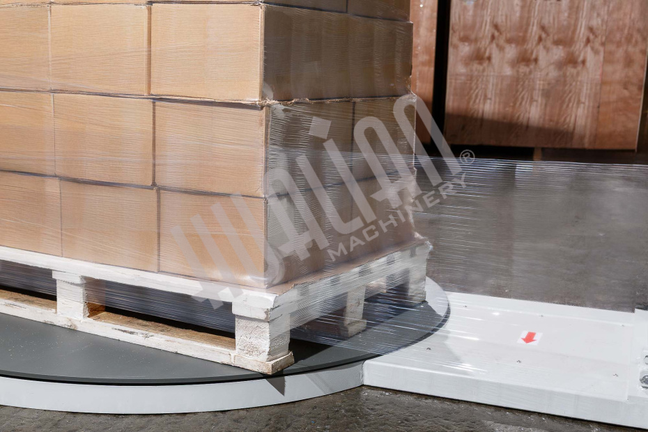 Паллетоупаковщик HL-1500 Economical с моторизированной кареткой с престрейчем Hualian - Купить с доставкой по всей России - 9