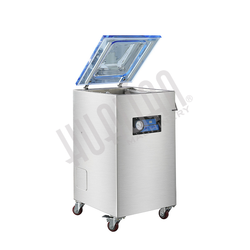 Напольный вакуумный упаковщик HVC-410F/2A-G (нерж., газ)  Hualian - Купить с доставкой по всей России