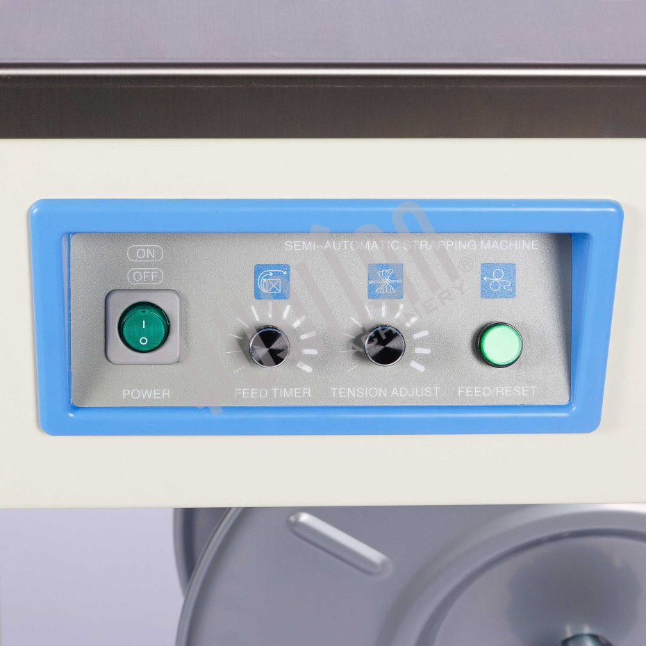 Полуавтоматическая стрейпинг-машина (открытый стол) KZB-10T  Hualian - Купить с доставкой по всей России - 4