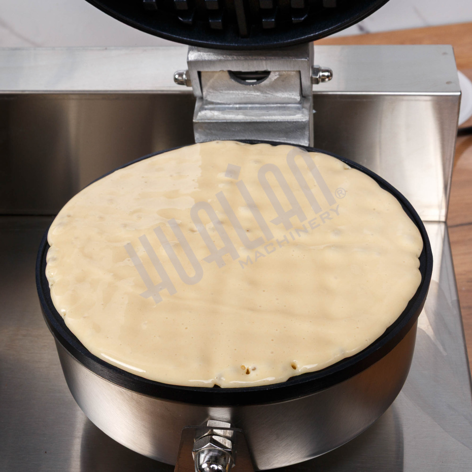 Вафельница для объемных вафель HWB-2 (2 секции, круг) Hualian - Купить с доставкой по всей России - 14