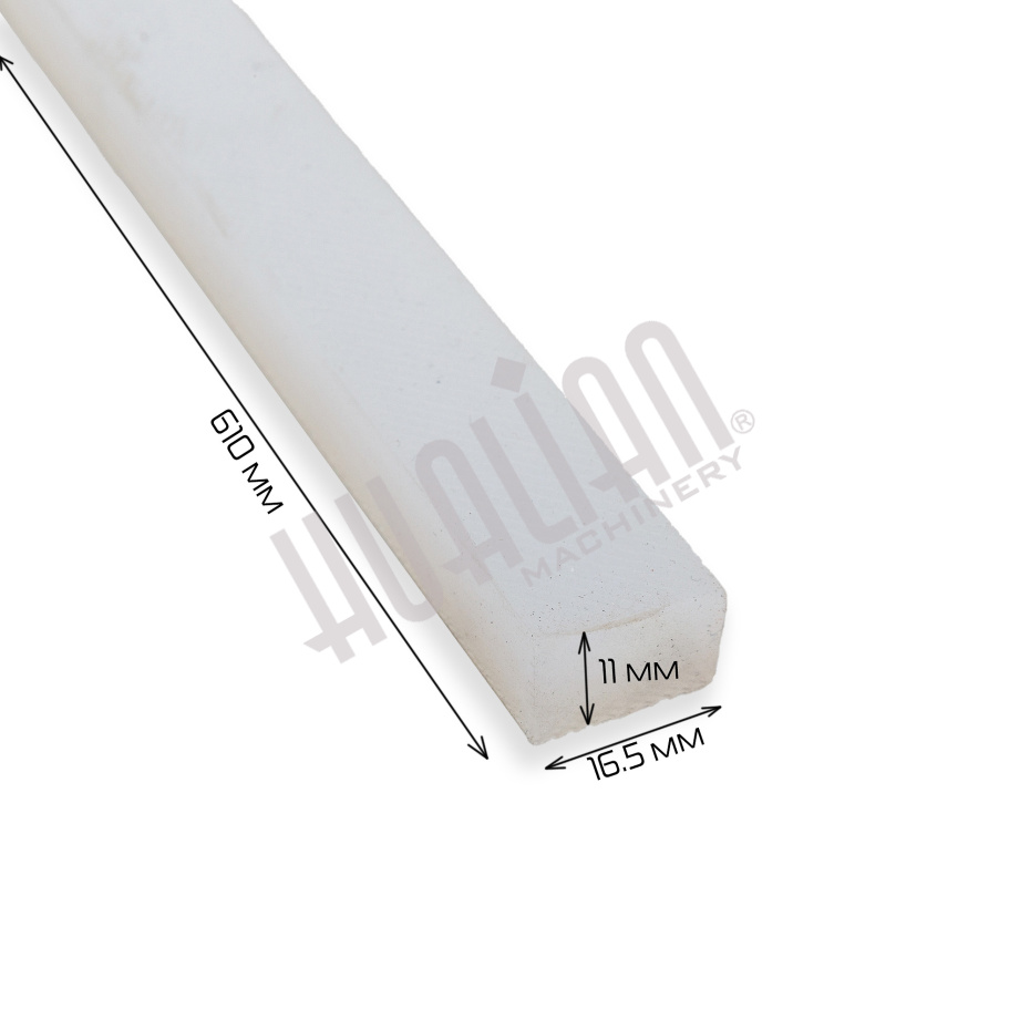 Резина силиконовая под сварочную планку (610*16,5*11 мм) для DZQ-600LD Hualian - Купить с доставкой по всей России - 3