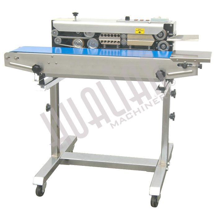 Роликовый конвейерный запайщик горизонтальный на консоли FRB-770III SS (нерж.) Hualian - Купить с доставкой по всей России