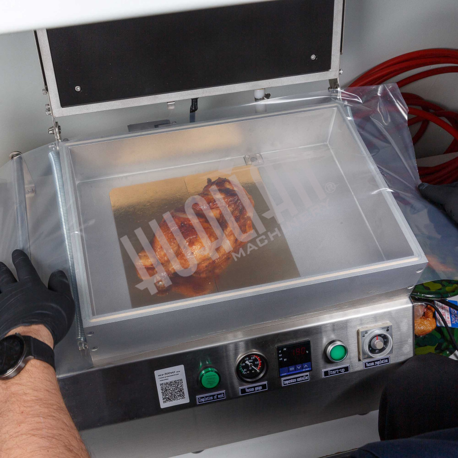 Ручной вакуумный пищевой скин-упаковщик HLV-300VST (глубина лотка 55 мм,2 лотка) PREMIUM Hualian - Купить с доставкой по всей России - 17