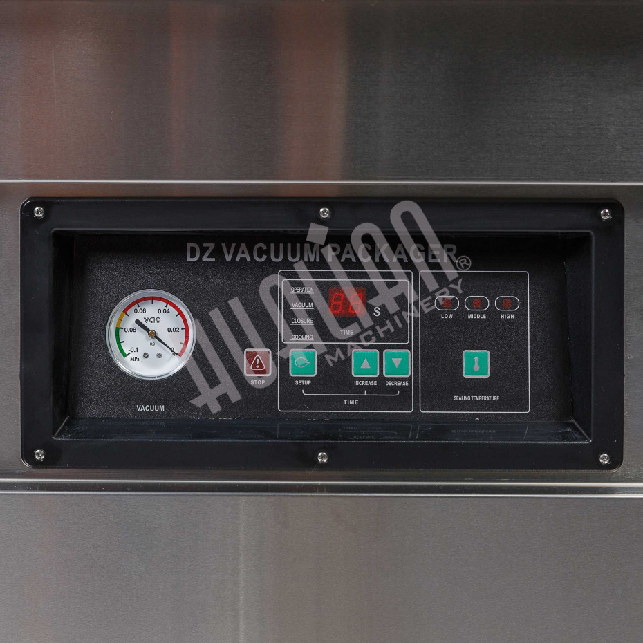 Напольная двухкамерная вакуум-упаковочная машина DZ-500/2SB SS (нерж.) Hualian - Купить с доставкой по всей России - 22